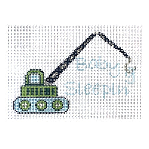 Crane Baby Sleeping JCD Painted Canvas J. Child Designs  - 1