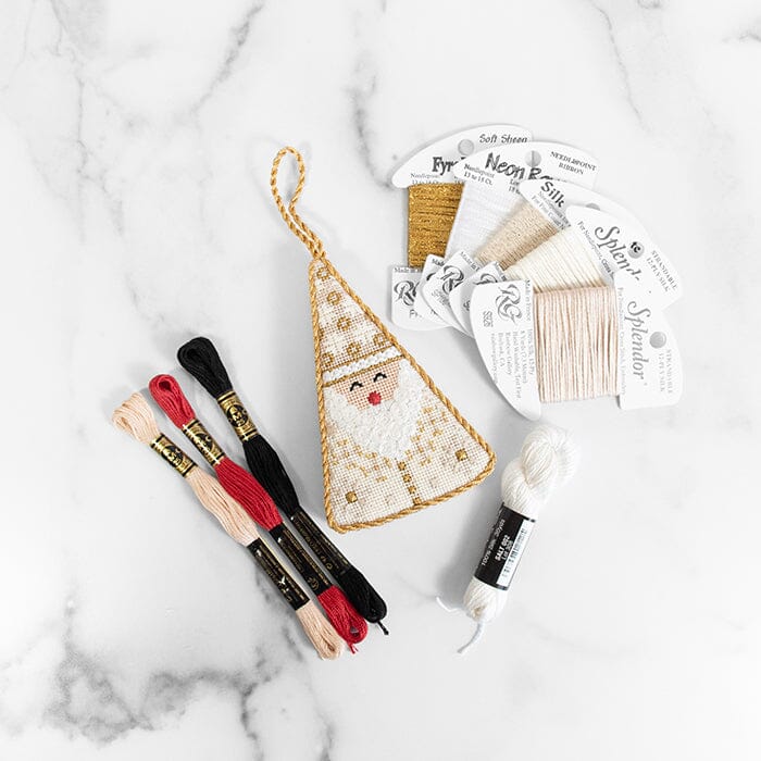 Cream Santa Cone Kit & Online Class Online Classes Kirk & Bradley 
