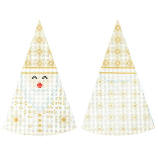 Cream Santa Cone Printed Canvas Kirk & Bradley 
