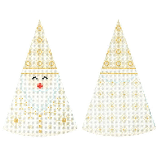 Cream Santa Cone Printed Canvas Kirk & Bradley 