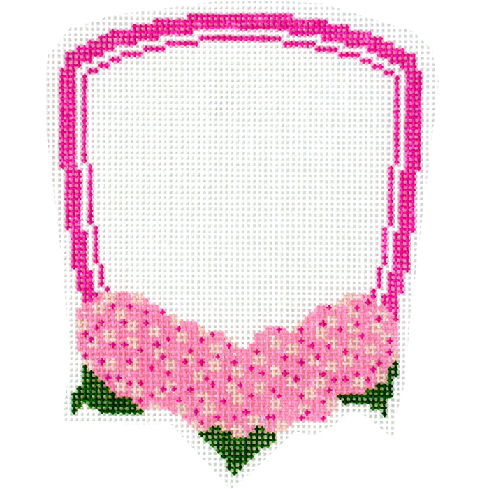 Crest with Hydrangeas   Hot Pink Printed Canvas Penny Linn Designs  - 1