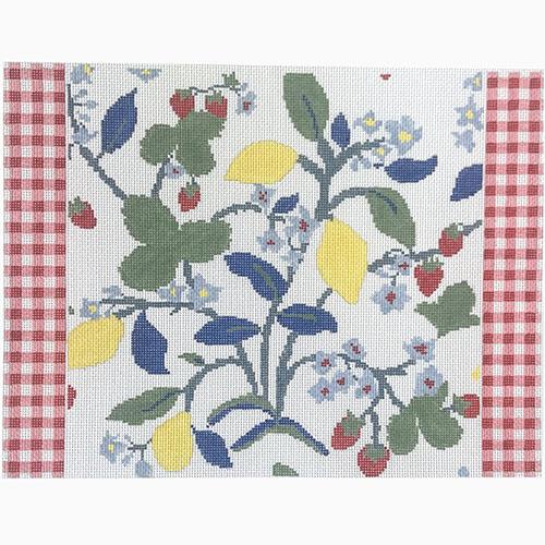 Crewel Summer on 13 Painted Canvas The Plum Stitchery  - 1
