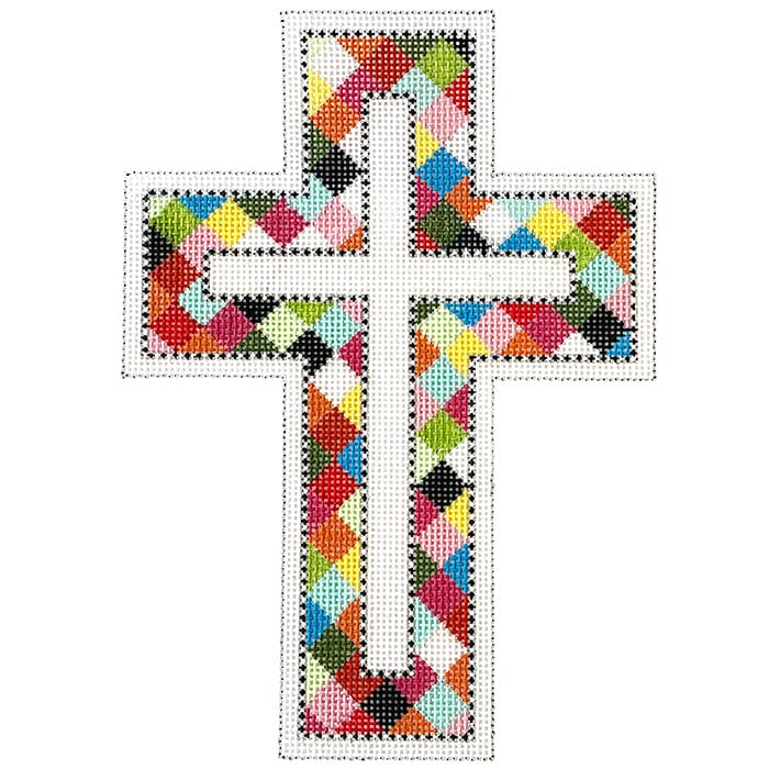 Cross #1 Painted Canvas Colors of Praise  - 1
