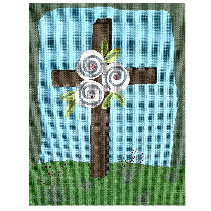 Cross Painted Canvas ditto! Needle Point Works  - 1