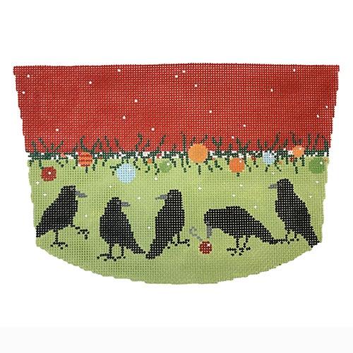 Crows Cuff Painted Canvas Pippin  - 1