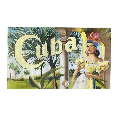 Cuba Lady Painted Canvas Colors of Praise  - 1