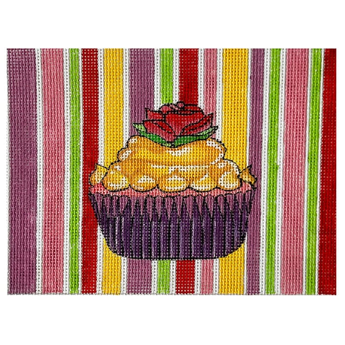 Cupcake #2 Painted Canvas Walker's Needlepoint 