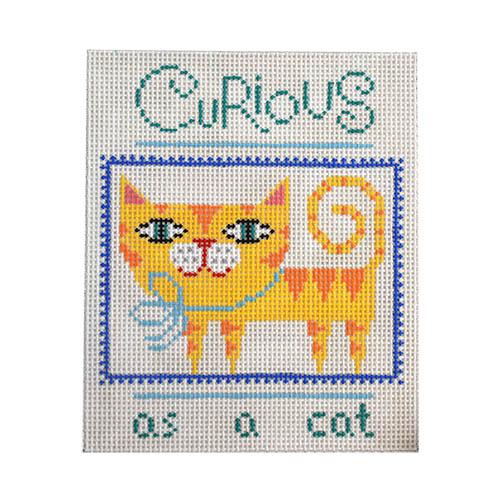 Curious as a Cat Painted Canvas Birds of a Feather 