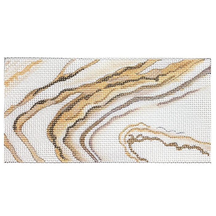 Cut Stone Clutch Insert Painted Canvas Colors of Praise  - 1