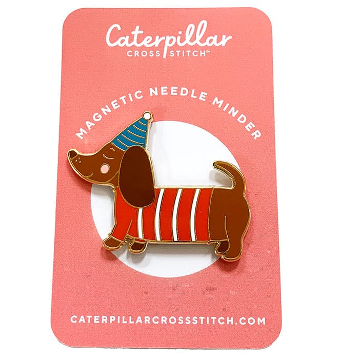 Dachshund Enamel Needleminder Accessories Caterpillar Cross 