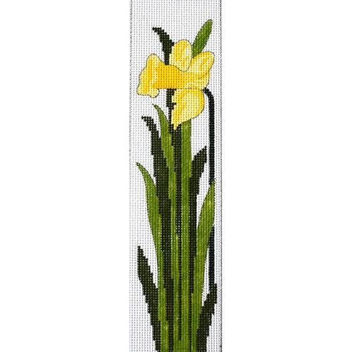 Daffodil Bookmark Painted Canvas J. Child Designs 
