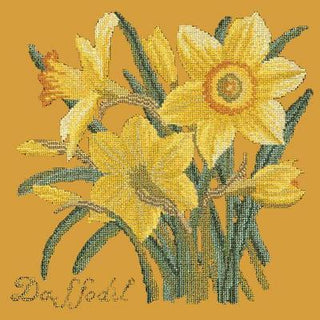 Daffodil Needlepoint Kit Kits Elizabeth Bradley Design Yellow 
