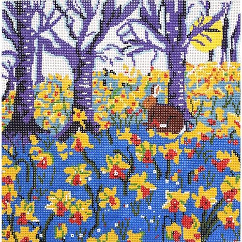 Daffodil Woods Painted Canvas Birds of a Feather 