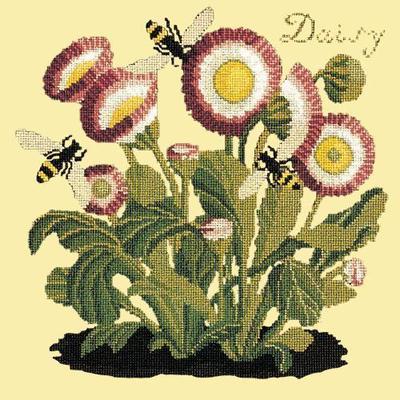 Daisy Needlepoint Kit Kits Elizabeth Bradley Design Butter Yellow 
