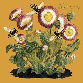 Daisy Needlepoint Kit Kits Elizabeth Bradley Design Yellow 
