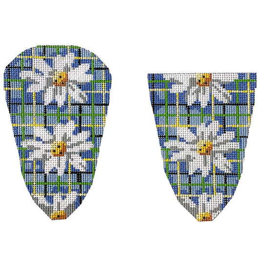 Daisy Scissor Case Painted Canvas Associated Talents 