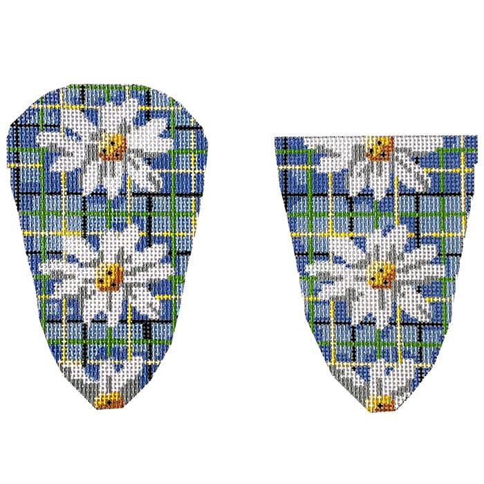 Daisy Scissor Case Painted Canvas Associated Talents  - 1