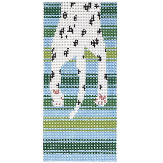 Dalmatian Eyeglasses Case Painted Canvas Anne Fisher Needlepoint LLC 

