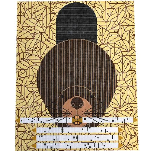 Dam Diligent Painted Canvas Charley Harper 
