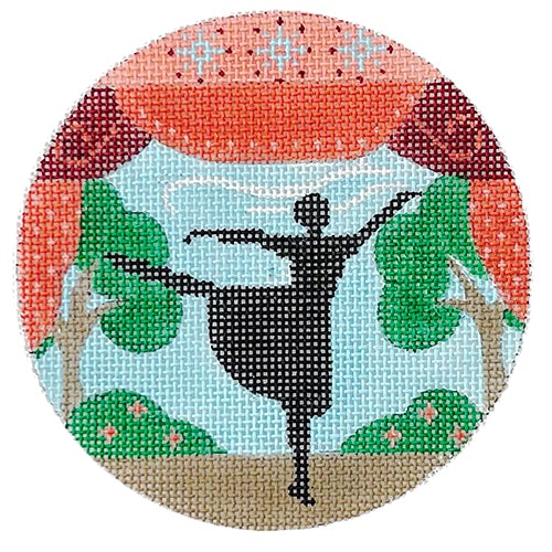 Dancing Round DD Painted Canvas Danji Designs 
