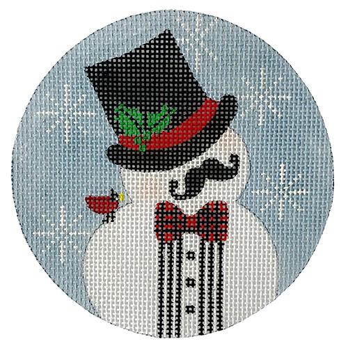 Dapper Mr. Snow Painted Canvas Love You More  - 1