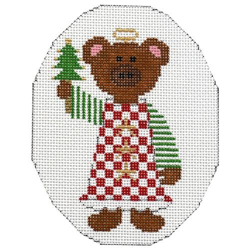 December Bear Painted Canvas The Princess & Me  - 1