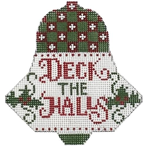 Deck the Halls Bell Painted Canvas Danji Designs 