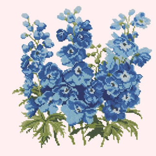Delphinium Kits Elizabeth Bradley Design Cream 
