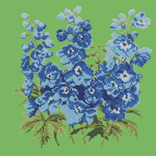 Delphinium Kits Elizabeth Bradley Design Grass Green 
