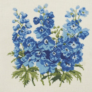 Delphinium Kits Elizabeth Bradley Design Winter White 
