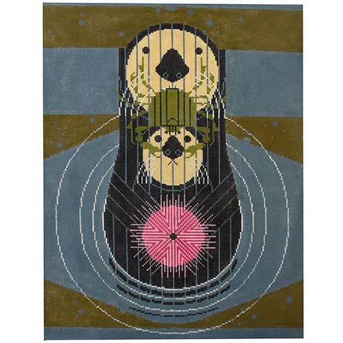 Devotion to Ocean Painted Canvas Charley Harper 
