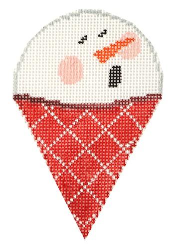 Diamond Snow Cone Painted Canvas Kathy Schenkel Designs 