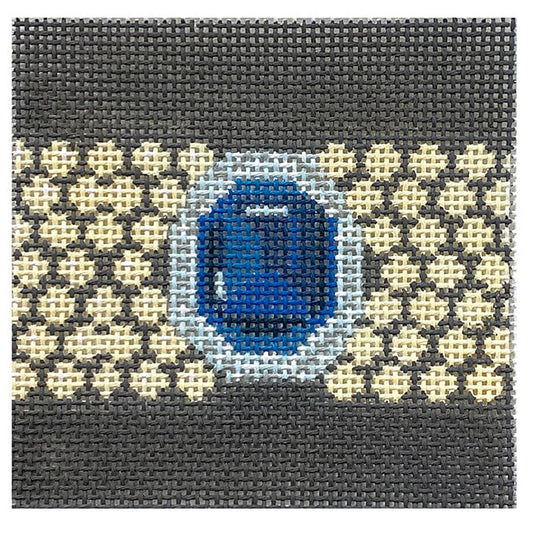 Diana Necklace Insert small Painted Canvas All About Stitching/The Collection Design 