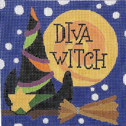 Diva Witch Painted Canvas Raymond Crawford Designs 