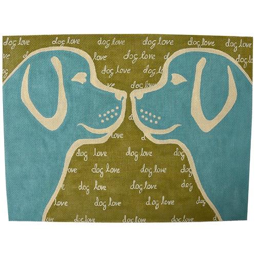 Dog Love Painted Canvas Unique New Zealand Design  - 1