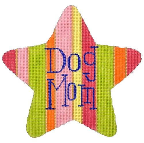 Dog Mom Star Painted Canvas Raymond Crawford Designs 