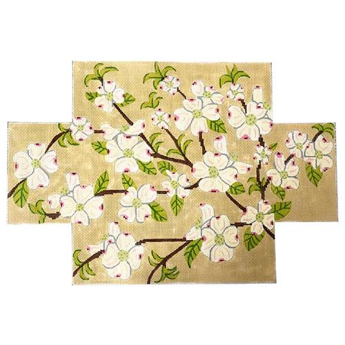 Dogwood Brick Cover Painted Canvas J. Child Designs  - 1