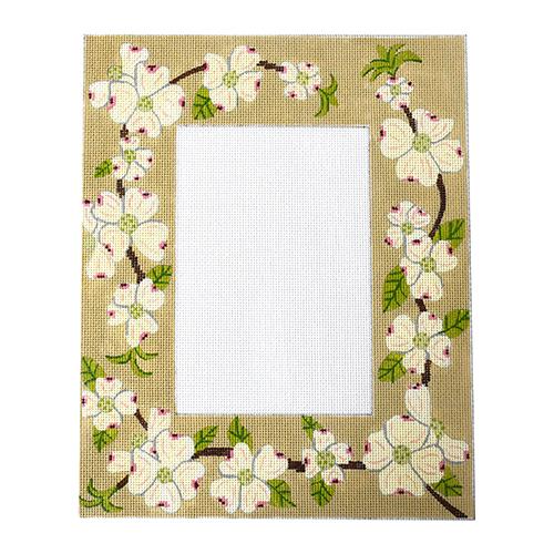 Dogwood Frame Painted Canvas J. Child Designs 