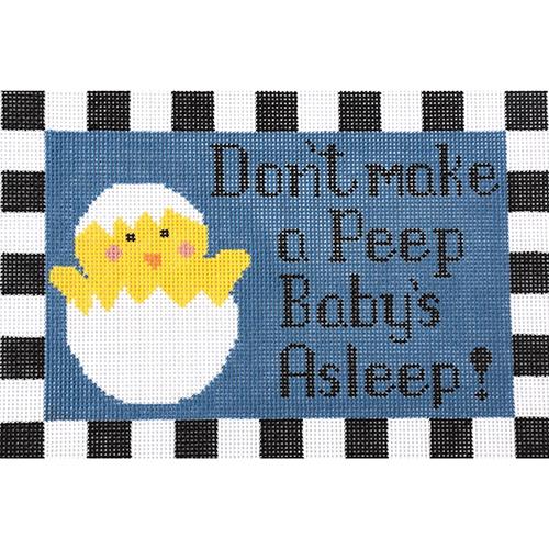 Don't Make a Peep Painted Canvas The Meredith Collection  - 1