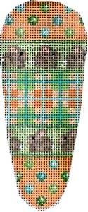 Dots / Bunnies / Plaid Carrot Painted Canvas Associated Talents 