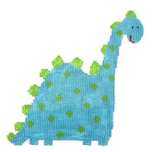 Dotted Dinosaur Painted Canvas The Princess & Me 