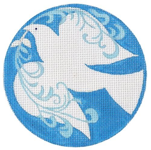Dove Ornament Painted Canvas Love You More  - 1