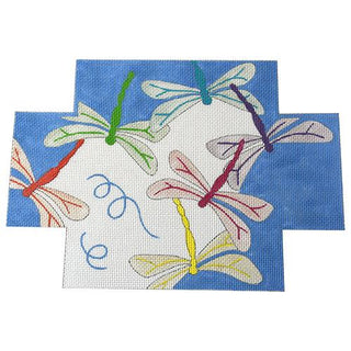 Dragonfly Parade Brick Cover Painted Canvas The Meredith Collection 
