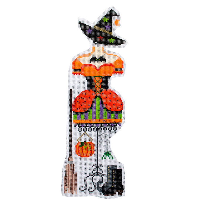 Dress Form: Halloween with Free Stitch Guide Painted Canvas Painted Pony Designs  - 1