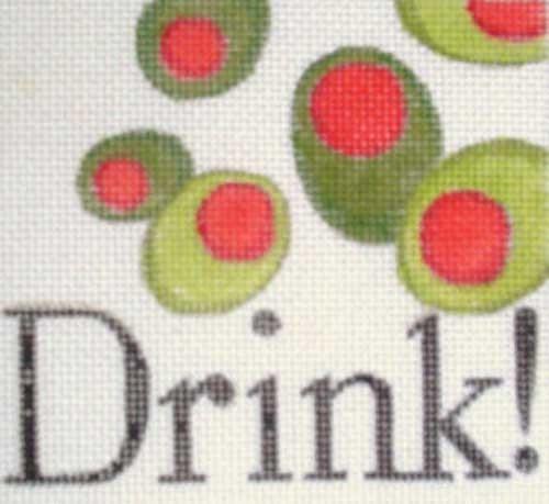 Drink! Painted Canvas Raymond Crawford Designs 