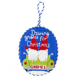 Driving Gnome for Christmas Kit Kits Needlepoint To Go 
