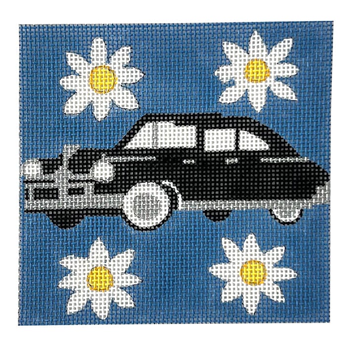 Driving Miss Daisy Painted Canvas Melissa Prince Designs  - 1