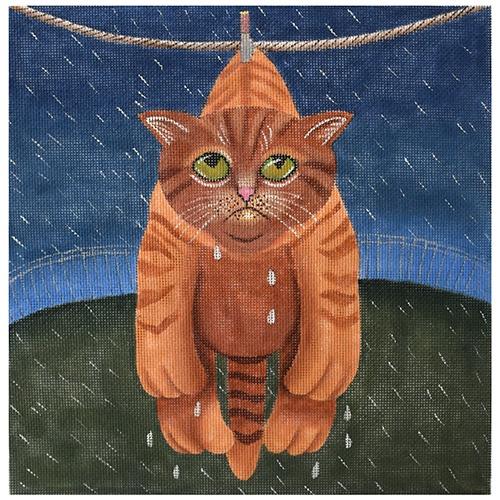 Drying in the Rain Painted Canvas Unique New Zealand Design  - 1