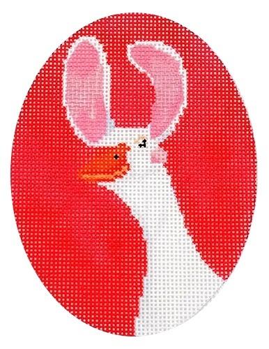 Duck with Bunny Ears Painted Canvas Scott Church Creative 