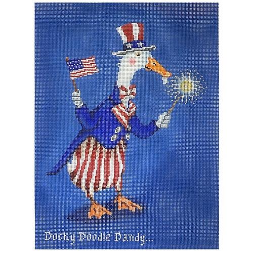 Ducky Doodle Dandy Painted Canvas CBK Needlepoint Collections  - 1